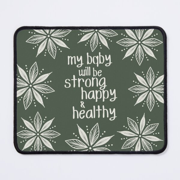 Item preview, My baby will be strong, happy & healthy - sticker designed and sold by itsfuntastic.