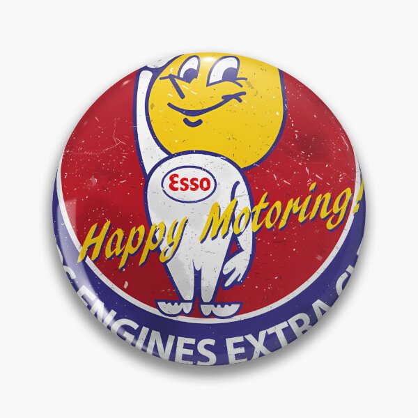 Artikelvorschau, Esso Happy Motoring Vintage Schild entworfen und verkauft von ROSEROMEROMM.