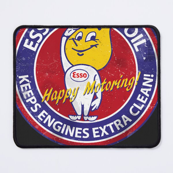 Item preview, Esso Happy Motoring Vintage Sign designed and sold by ROSEROMEROMM.