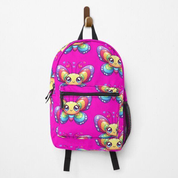 Item preview, cute colorful butterfly with hearts designed and sold by OuroToon.