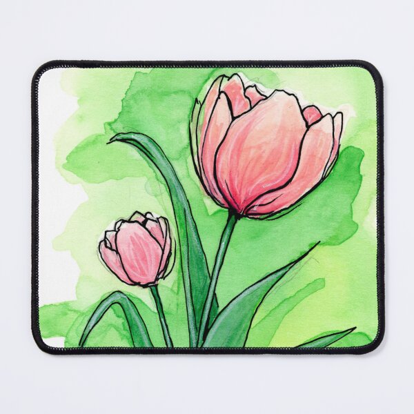 Item preview, Peachy Tulips designed and sold by Amy Preveza.