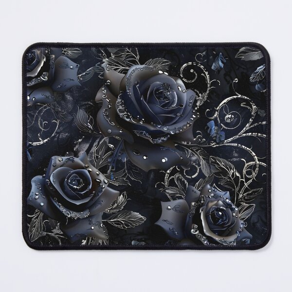 Item preview, Intricate floral design with filigree and indigo designed and sold by dcrc.