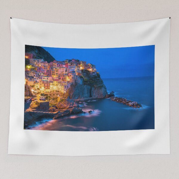 Item preview, Amalfi Coast, Italy, Positano Italy, Coastal, Ocean, Dusk designed and sold by newburyboutique.