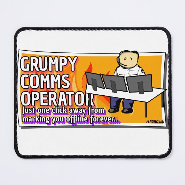 Item preview, Grumpy Comms - Just one click away! designed and sold by Flashover.
