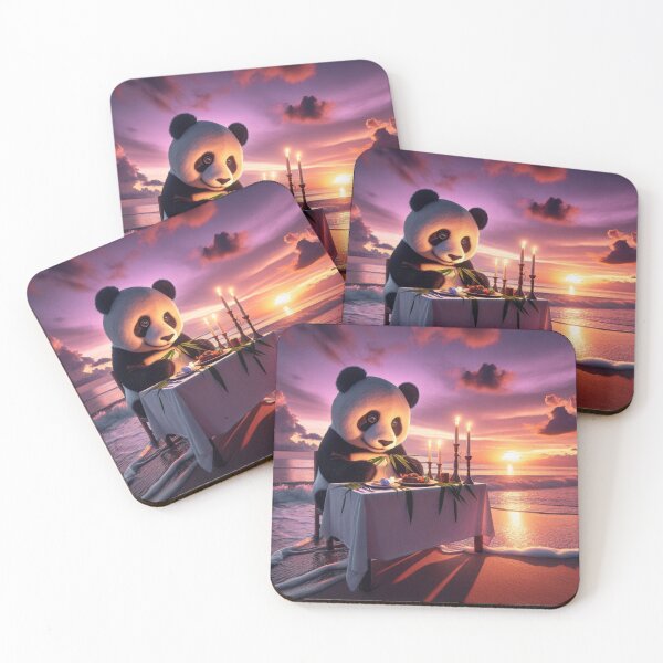 Item preview,  Panda on a romantic date designed and sold by XQGa.