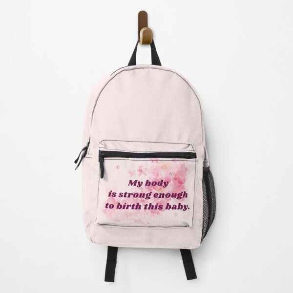 Item preview, My body is strong enough to birth this baby - sticker designed and sold by itsfuntastic.