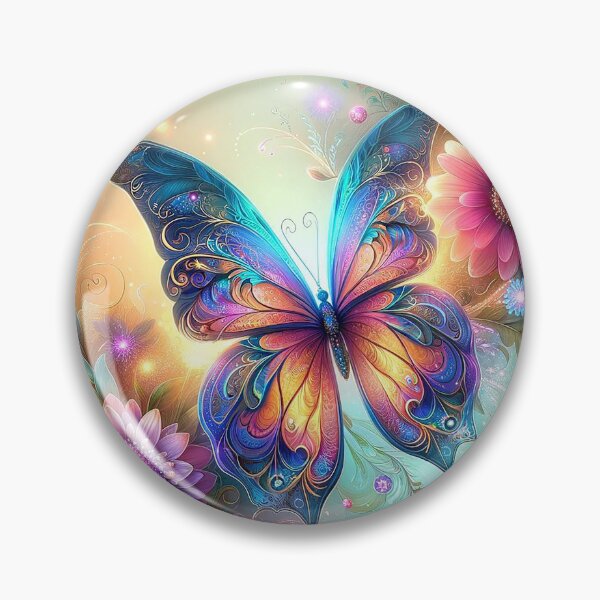 Item preview, Magic wings in a riot of colors designed and sold by Cerberus-Art.