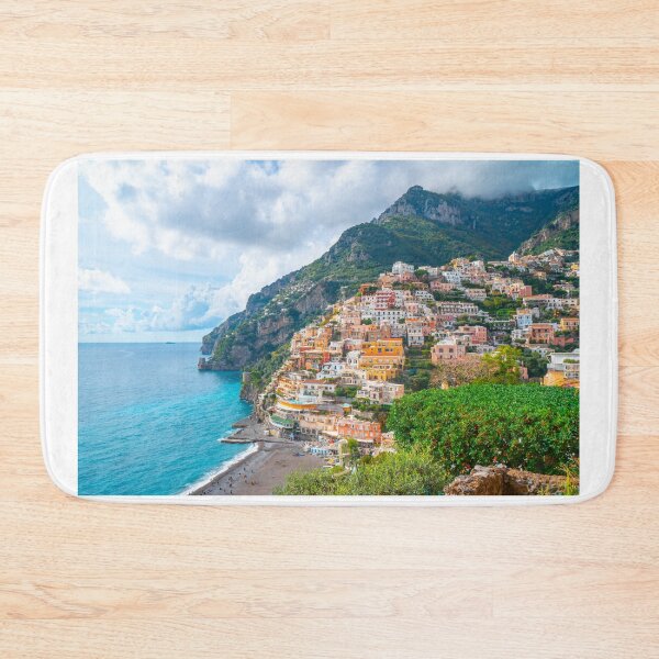 Item preview, Amalfi Coast, Italy, Positano Italy, Beautiful Beach, Ocean Views designed and sold by newburyboutique.
