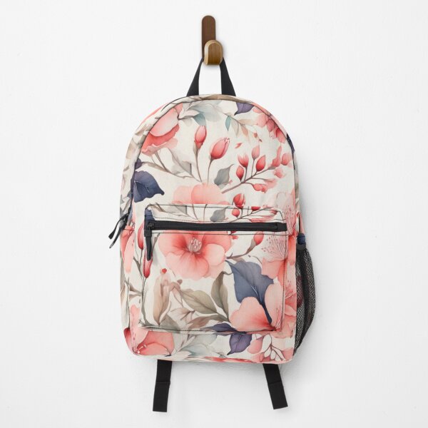 Item preview, Peach blossoms on cream designed and sold by Flowersonstuff.