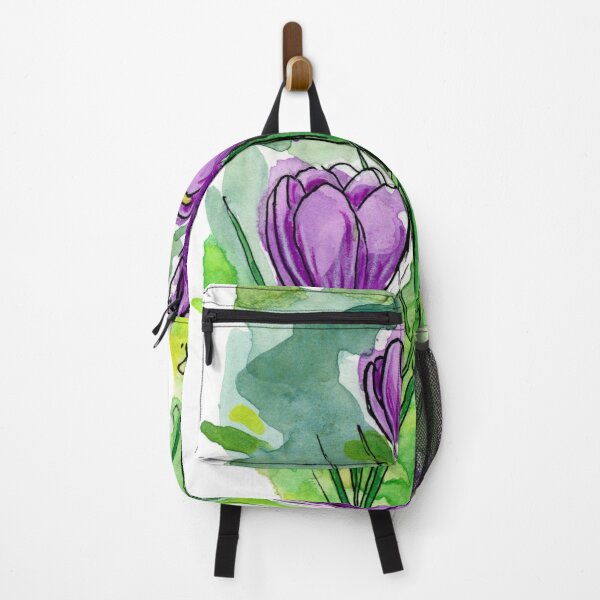 Item preview, Purple Crocus Watercolor Painting designed and sold by Amy Preveza.