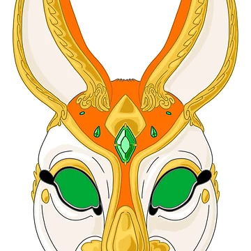 Artwork thumbnail, Miss Rabbit Mask by RroseeArrt