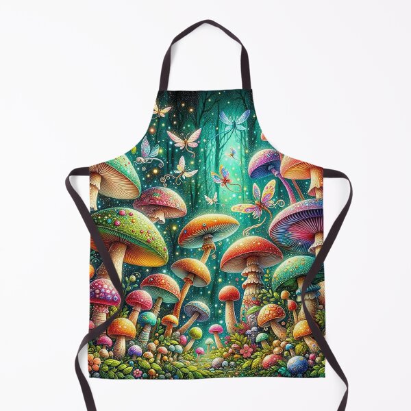 Item preview, Magic forest of glowing mushrooms designed and sold by Cerberus-Art.