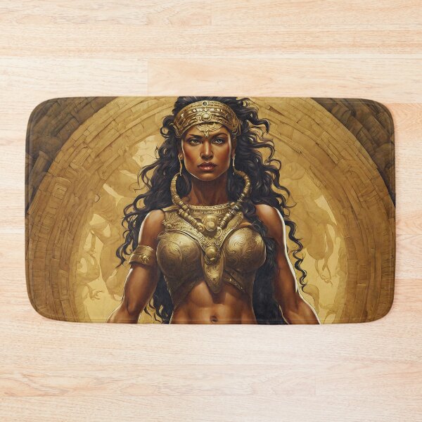 Item preview, Aztec Warrior Woman - Gold Disc Background designed and sold by GWTF-Designs.