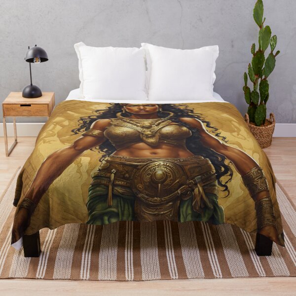 Item preview, Aztec Warrior Woman - Gold Disc Background designed and sold by GWTF-Designs.