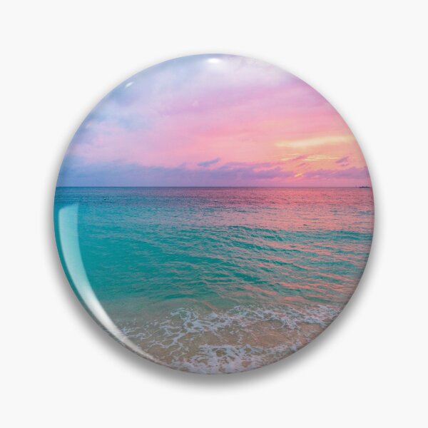 Item preview, Pink Cotton Candy Ocean Sunset, Pink Beach Sky, Pink Clouds designed and sold by newburyboutique.