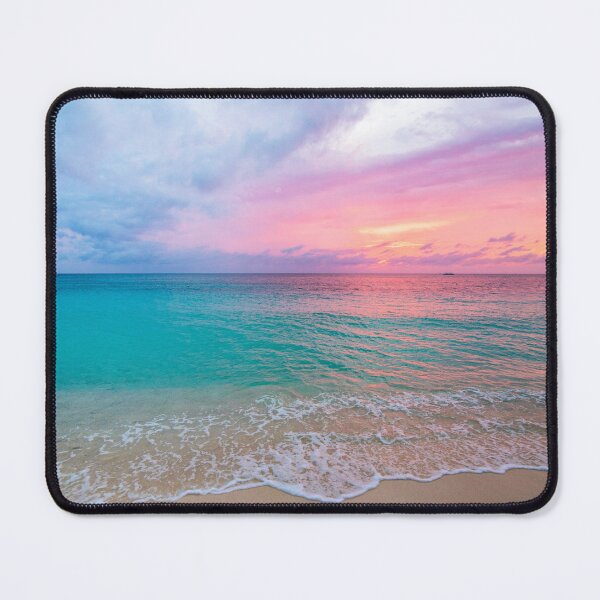 Item preview, Pink Cotton Candy Ocean Sunset, Pink Beach Sky, Pink Clouds designed and sold by newburyboutique.