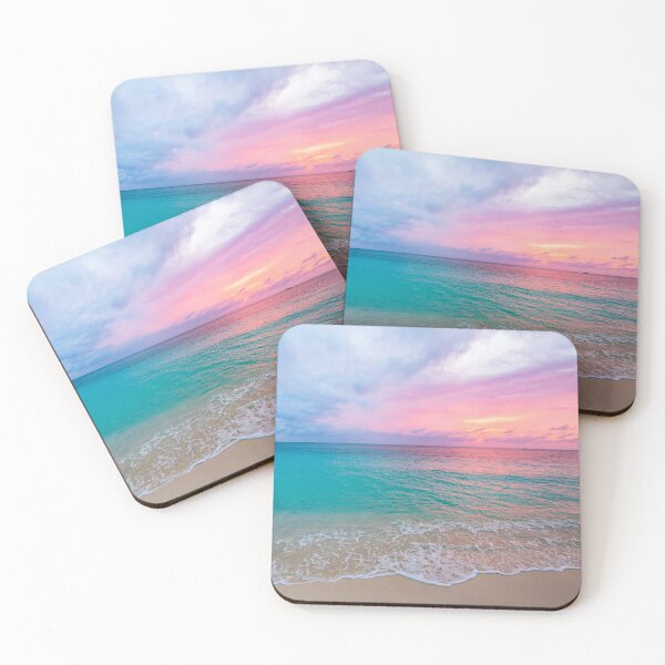 Item preview, Pink Cotton Candy Ocean Sunset, Pink Beach Sky, Pink Clouds designed and sold by newburyboutique.