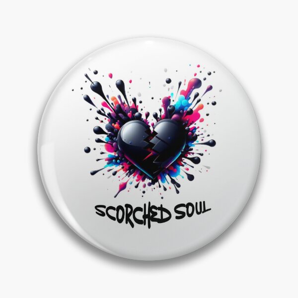 Item preview, Broken black heart - scorched soul designed and sold by danny-Dsign.