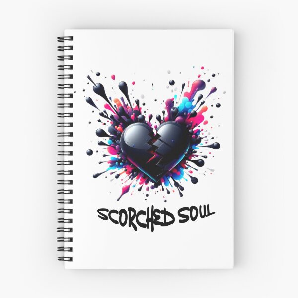 Item preview, Broken black heart - scorched soul designed and sold by danny-Dsign.