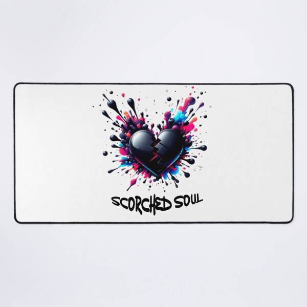 Item preview, Broken black heart - scorched soul designed and sold by danny-Dsign.