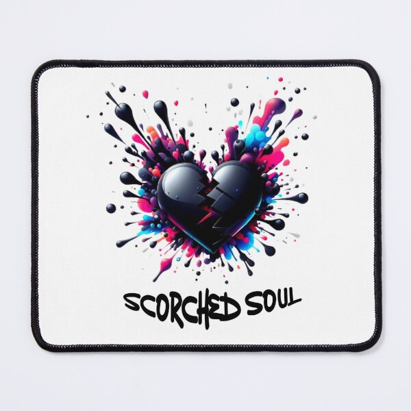 Item preview, Broken black heart - scorched soul designed and sold by danny-Dsign.