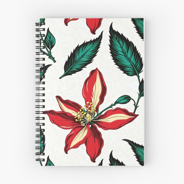 Item preview, Vibrant Red Flower Illustration - Botanical Artwork, Sensations of a vibrant spring day designed and sold by yeekazar.