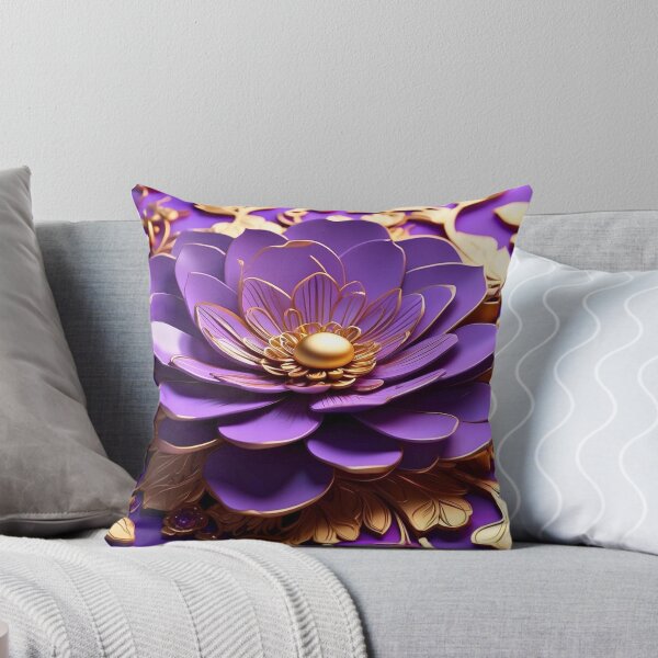 Item preview,  Purple flower #pattern designed and sold by Propc.