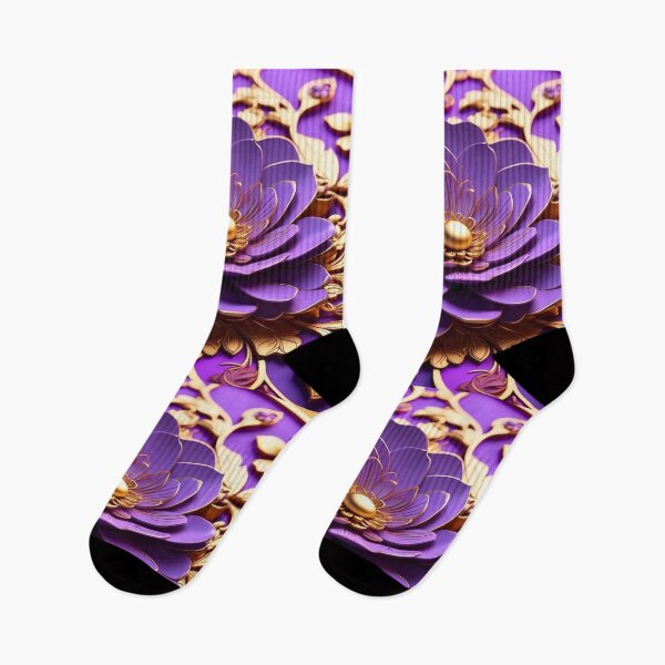 Item preview,  Purple flower #pattern designed and sold by Propc.