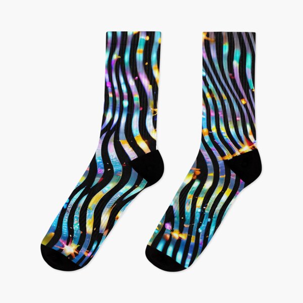 Item preview, Printed image of sparkling psychedelic wave v3 designed and sold by JaReVa.