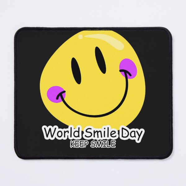 Item preview, World smile day keep smile say joy anxiety, anxious, funny, worry, introvert designed and sold by Sukree.m.