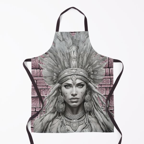 Item preview, Aztec Warrior Woman - Temple Block Background designed and sold by GWTF-Designs.