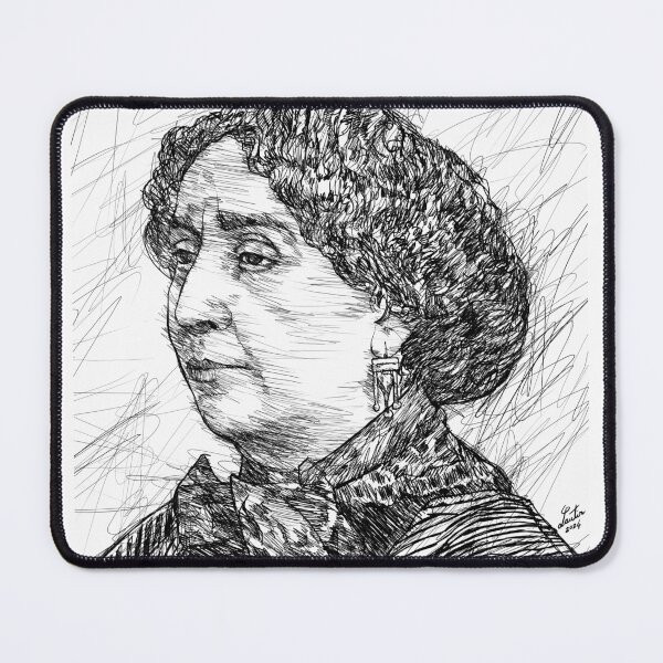 Item preview, GEORGE SAND ink portrait .2 designed and sold by lautir.
