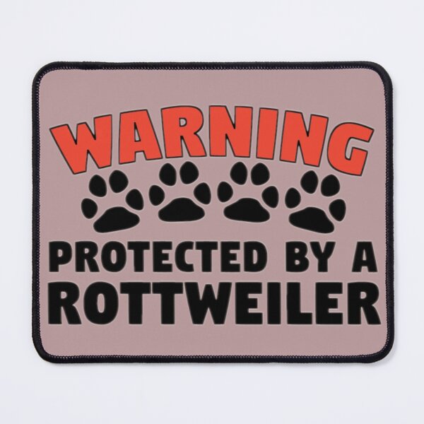 Item preview, Warning Protected By a Rottweiler designed and sold by 123ks.