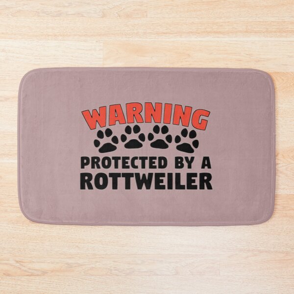 Item preview, Warning Protected By a Rottweiler designed and sold by 123ks.