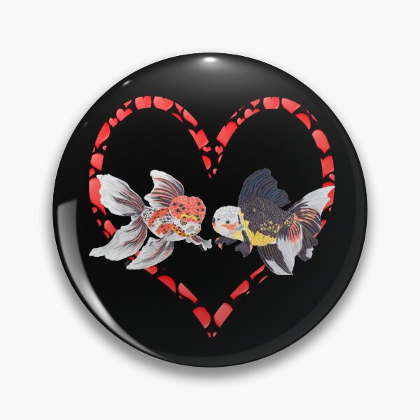 Item preview, ORANDA GOLDFISH DUO HEART designed and sold by BeritValk.