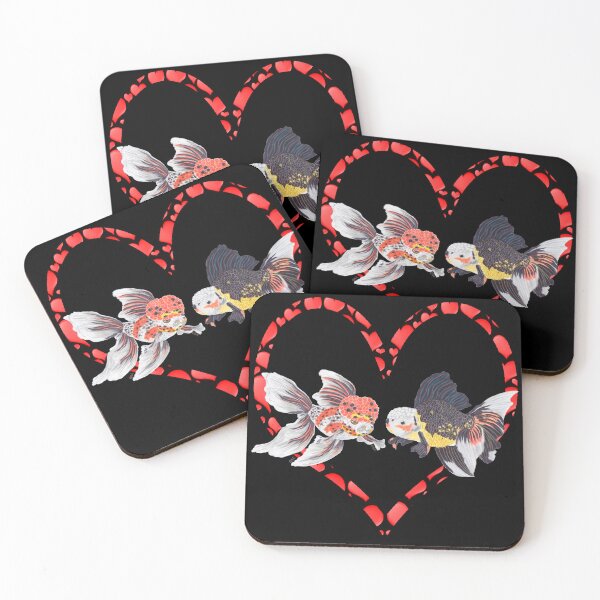 Item preview, ORANDA GOLDFISH DUO HEART designed and sold by BeritValk.