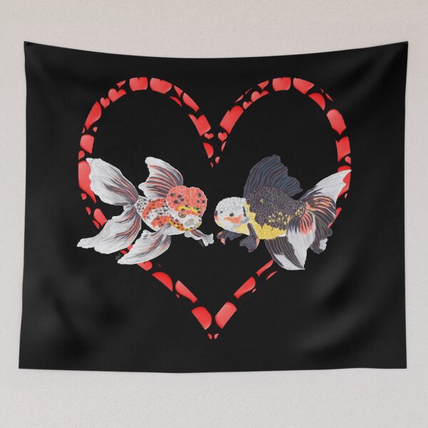 Item preview, ORANDA GOLDFISH DUO HEART designed and sold by BeritValk.