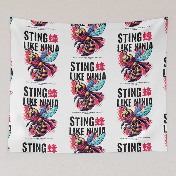 Item preview, Sting Like Ninja Honey Bee Lover designed and sold by Odetee.