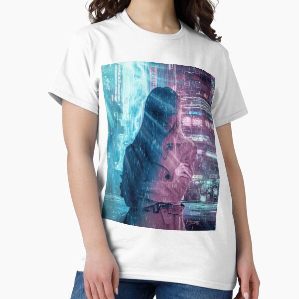 Isis in the vortex of the flooded city of lights Classic T-Shirt