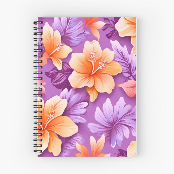 Item preview, Yellow hibiscus on Mauve  designed and sold by Flowersonstuff.