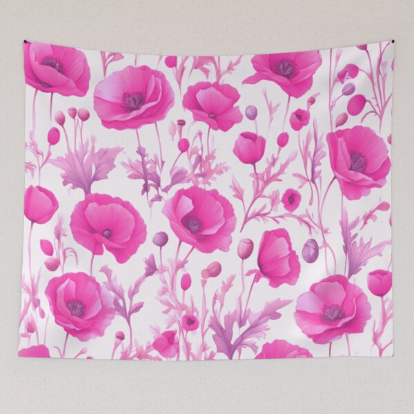 Item preview, Pink poppies designed and sold by Flowersonstuff.