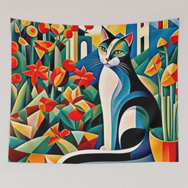 Item preview, Cat in the garden designed and sold by George Hutton Hunter.