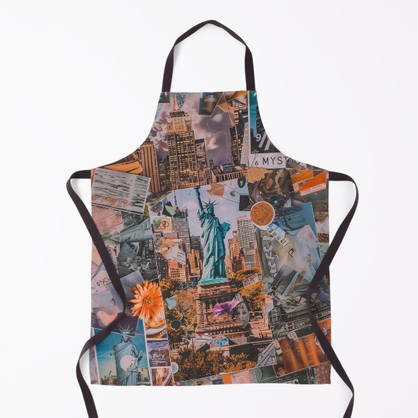 Item preview,  New York City Mix Media Collage Pop Art designed and sold by Mystikos Art.
