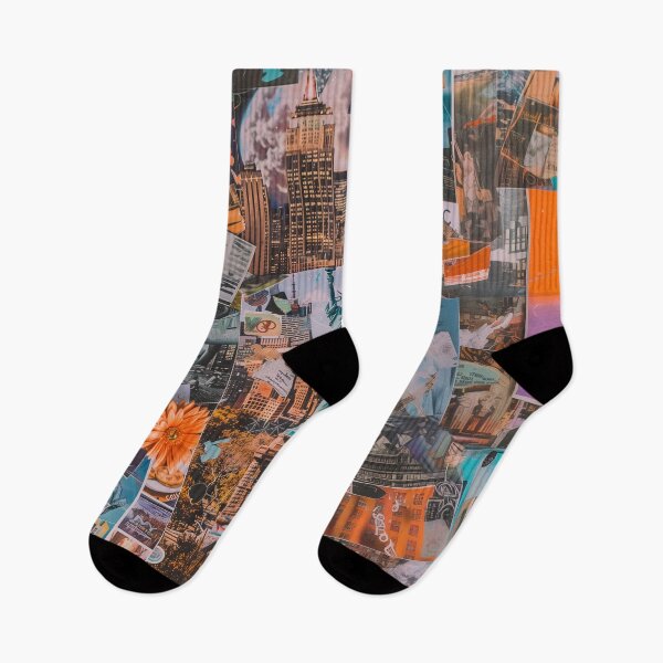 Item preview,  New York City Mix Media Collage Pop Art designed and sold by Mystikos Art.