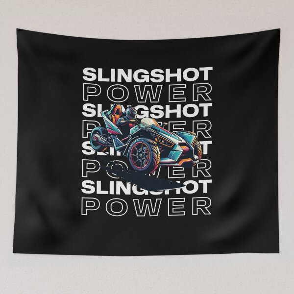 Item preview, Retro Futuristic Polaris Slingshot Vehicle with Slingshot Power Behind It designed and sold by boujeedrpc.