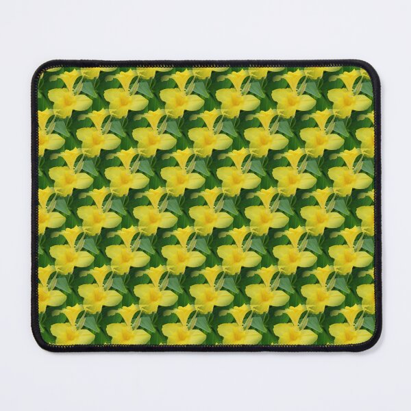 Item preview, Yellow Canna Lily And Green Leaves Seamless Pattern designed and sold by taiche.