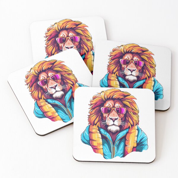 Item preview, stylish lion designed and sold by ebialonestar.