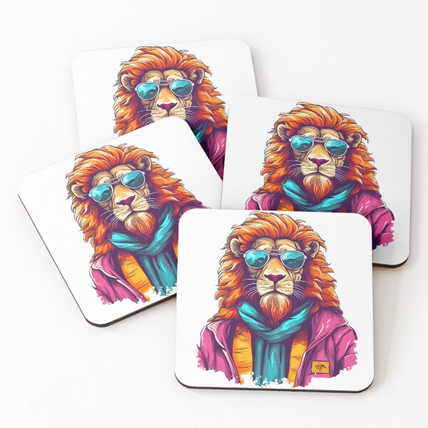 Item preview, stylish lion designed and sold by ebialonestar.