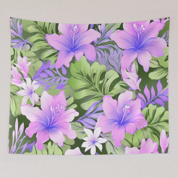 Item preview, Violet hibiscus designed and sold by Flowersonstuff.