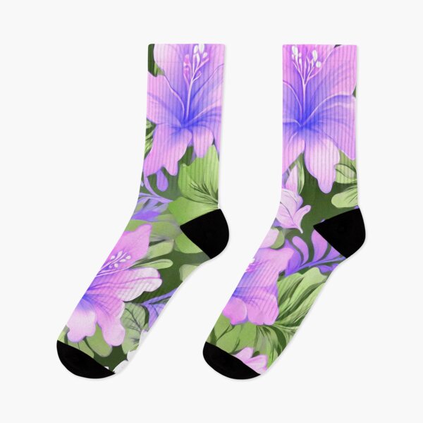 Item preview, Violet hibiscus designed and sold by Flowersonstuff.